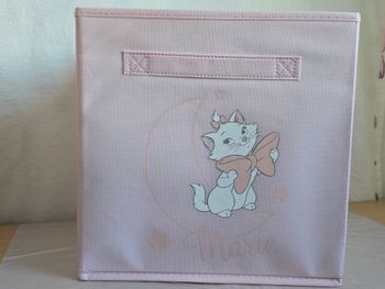 Cube de rangement rose Disney Aristochats Marie Aristocats | 30x30