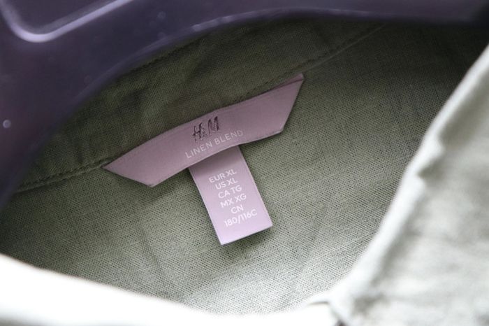 H&M - Chemise kaki sans manches en lin mélangé - photo numéro 2