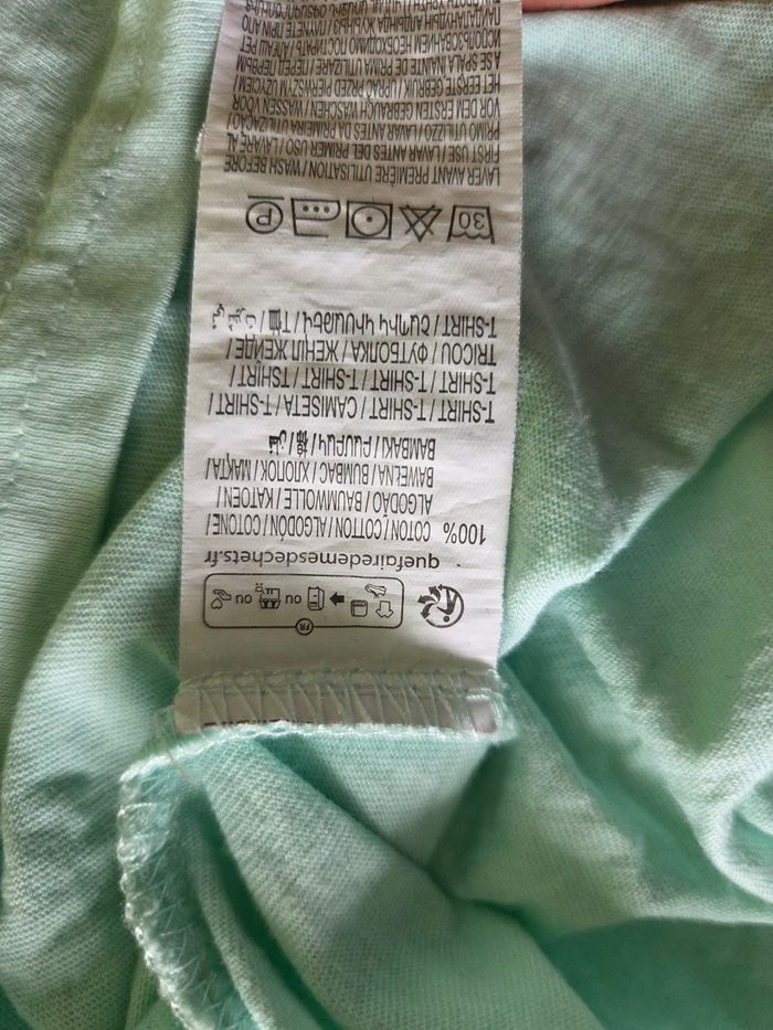 T-shirt couleur Menthe Kiabi Enfant 10 ans - photo numéro 4