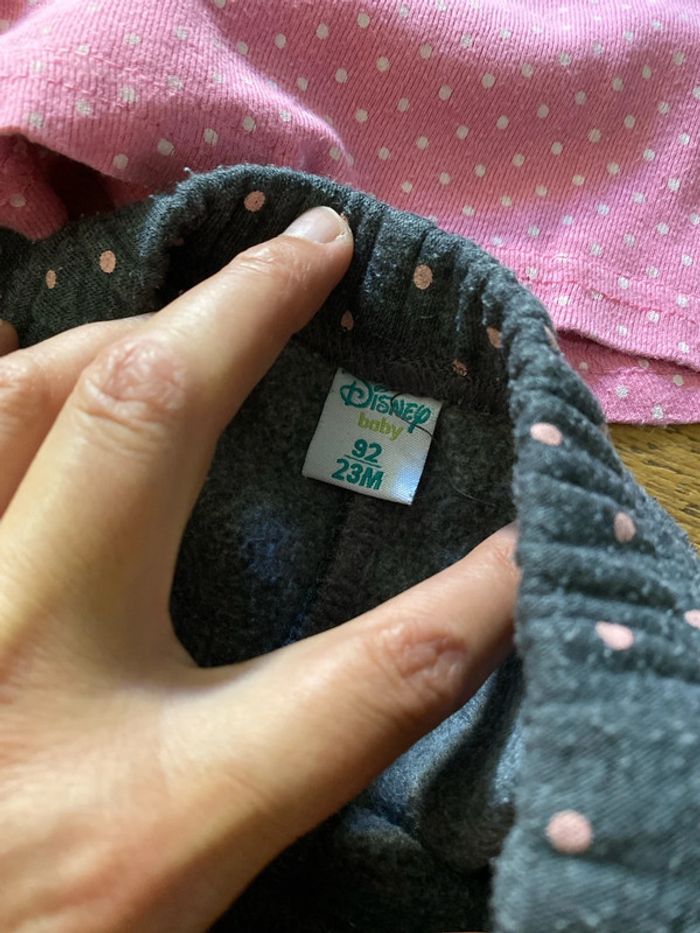 Ensemble Minnie pantalon et t-shirt 2 ans - photo numéro 3