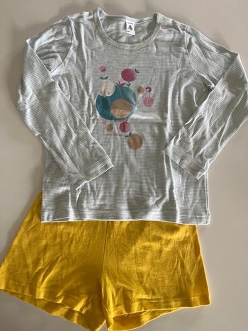 Pyjama short  fille 10 ans  petit bateau 