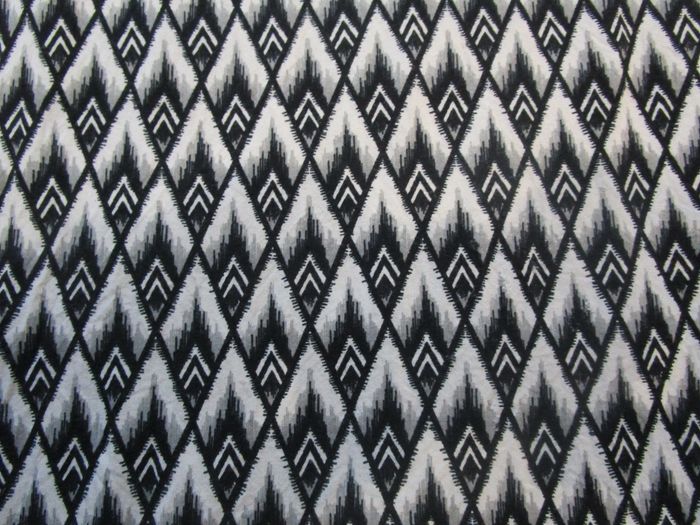 T-shirt pour femme haut manche longue Top noir et blanc col V Taille M (F616) - photo numéro 3