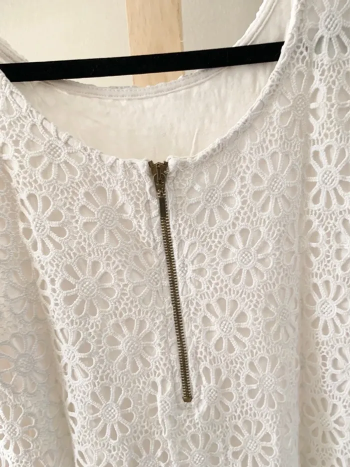🌸 Robe dentelle blanche 44/46 - photo numéro 3