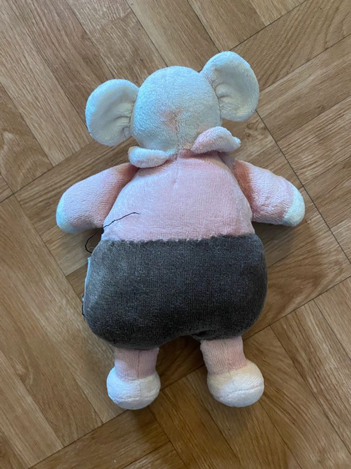 Peluche doudou Souris 20cm Grain de Blé - photo numéro 2