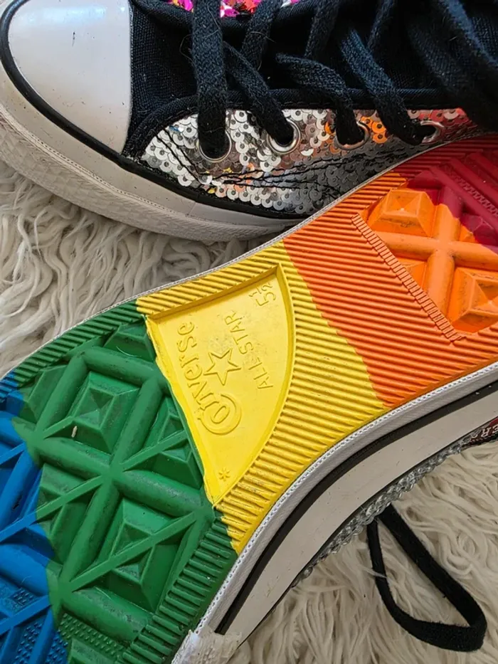 Converse rainbow LGBT+ p38 - photo numéro 4