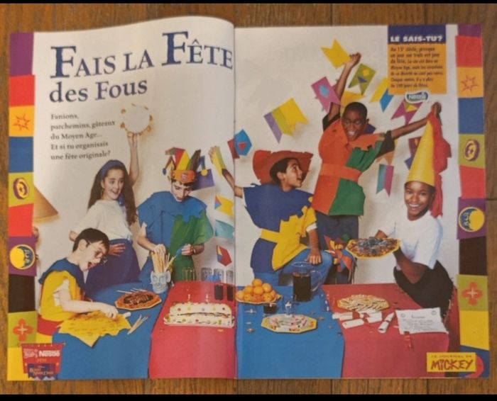 Livret le Bossu de notre dame + 5 fiches mickey vintage - photo numéro 4