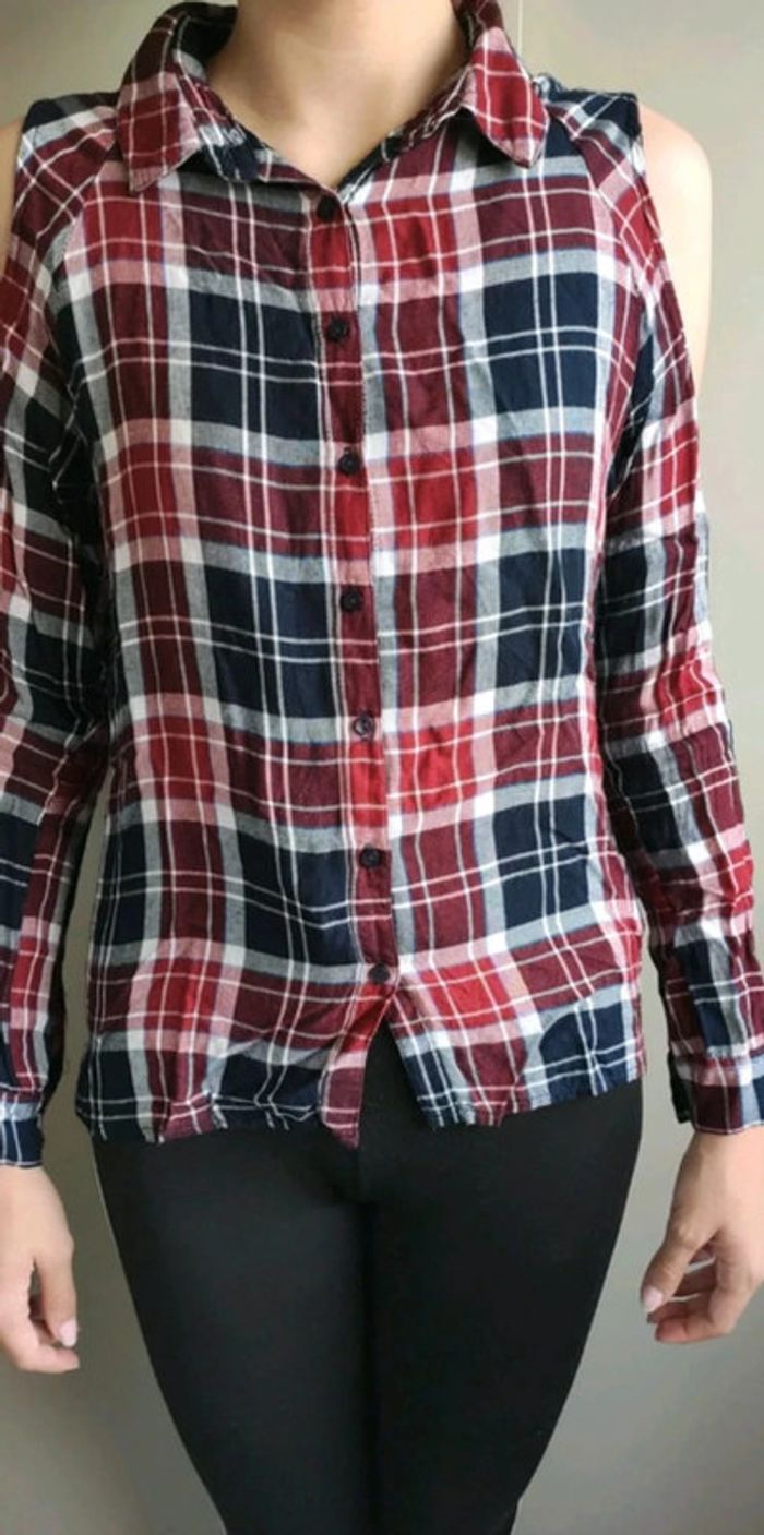 Jennyfer chemise épaules nues XS