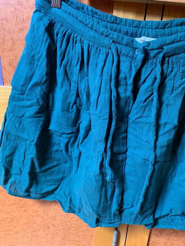 Jupe vert d'eau taille 42 Camaieu - photo numéro 7
