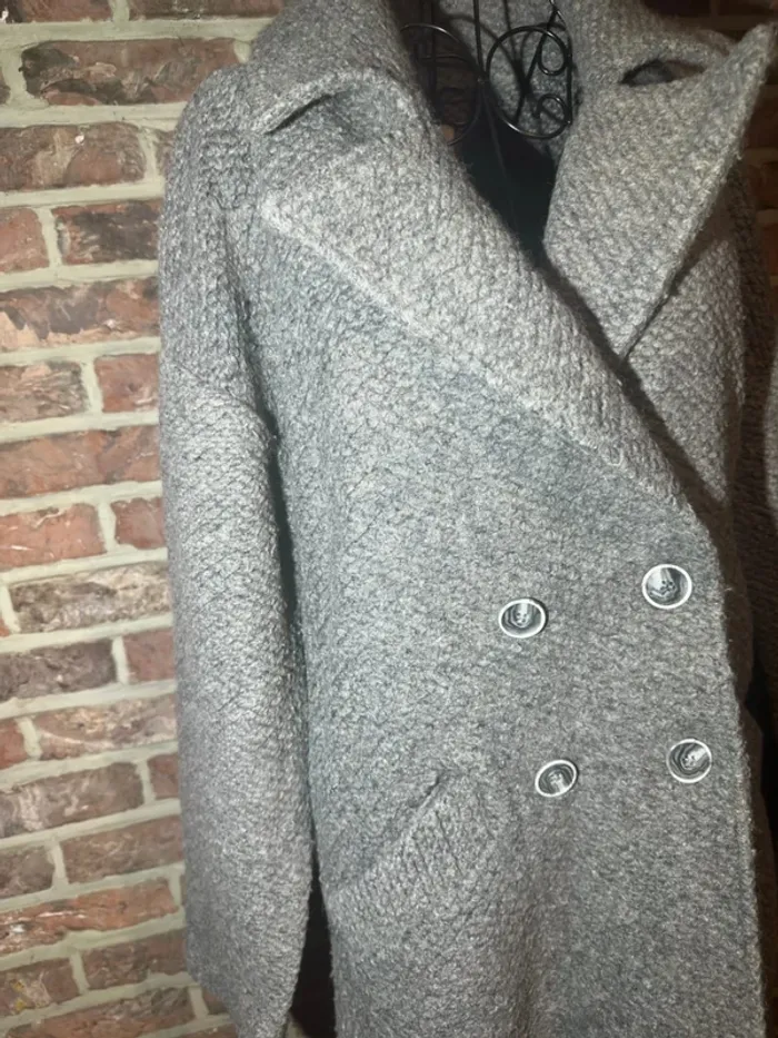 Veste grise MANGO Taille S / 36 - photo numéro 6