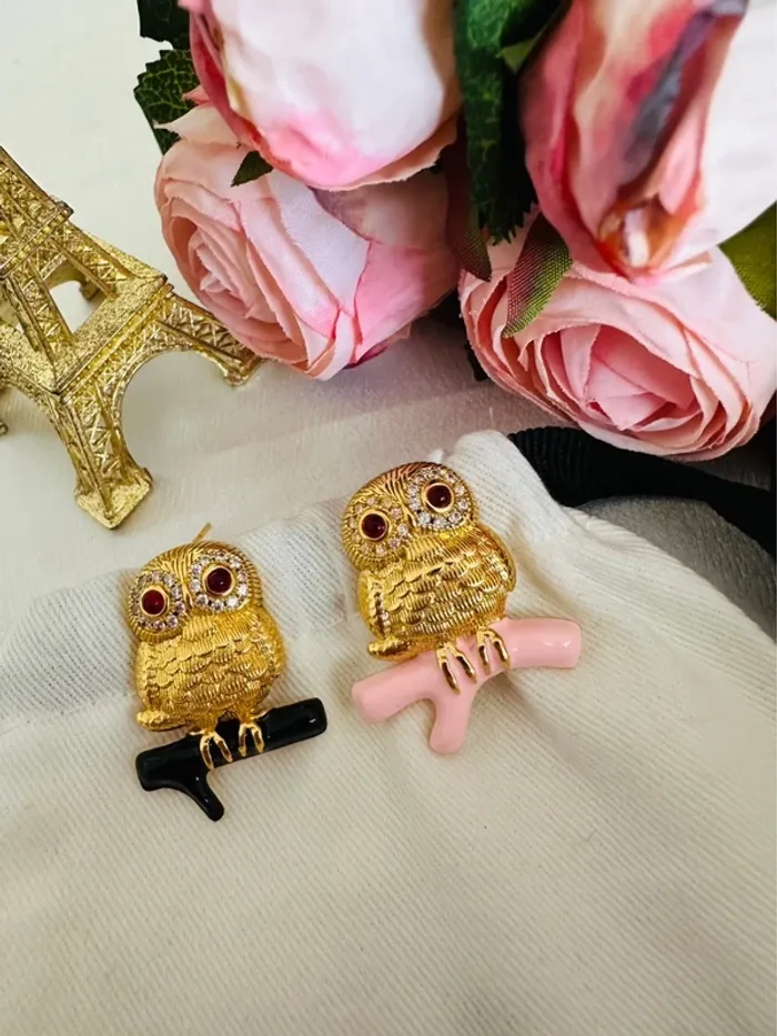 🦉 Les Veilleurs de la Nuit – Boucles d’Oreilles Hiboux - photo numéro 3