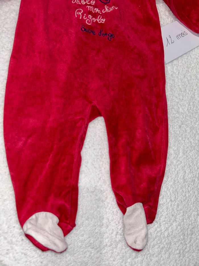 Pyjama bébé « chien rigolo » - photo numéro 3