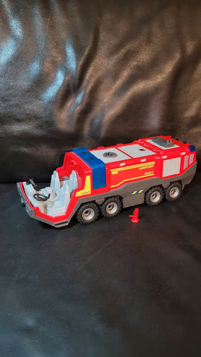 Camion de pompiers aéroport Playmobil jouet pièce spare