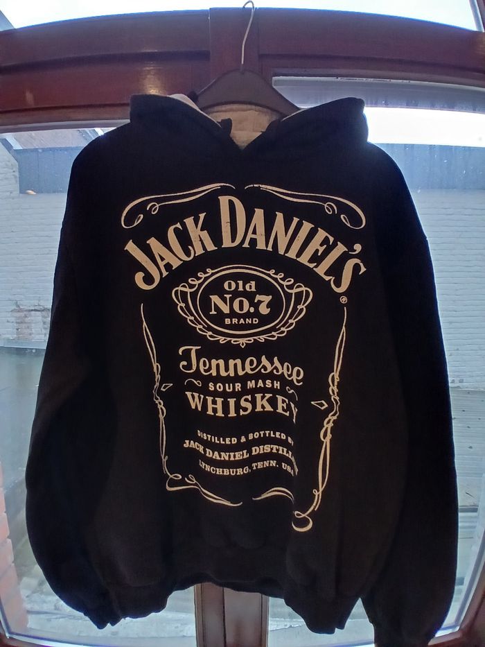 Sweet à capuche noire Jack Daniel's