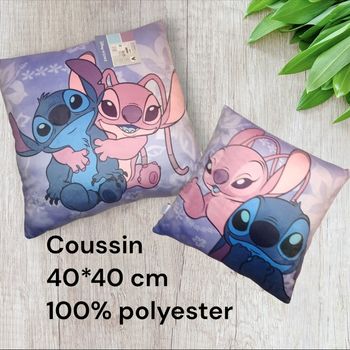 Oreiller Coussin Stitch Disney