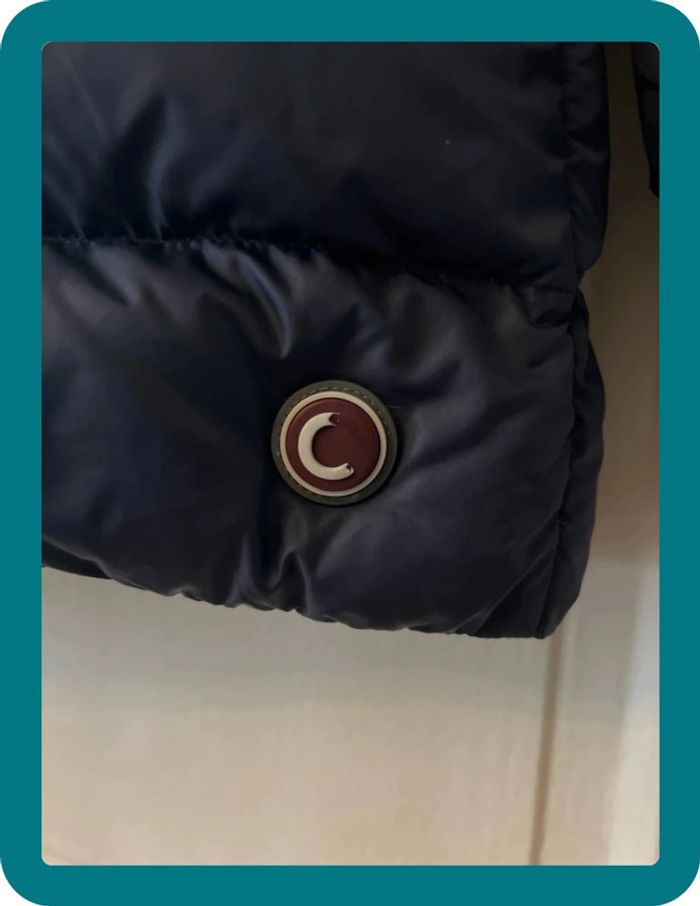 Doudoune longue bleue remplissage duvet 10 ans - Colmar - photo numéro 5