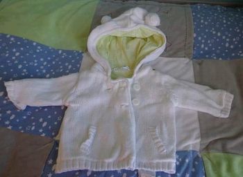 Gilet épais ourson Kiabi 1 mois