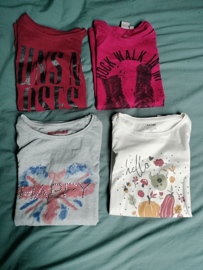 Lot de tee shirt taille 12ans