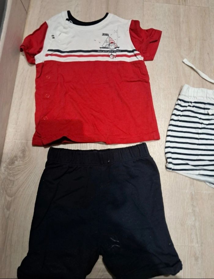 Lot d'ensembles et shorts 24mois garçon neuf - photo numéro 7