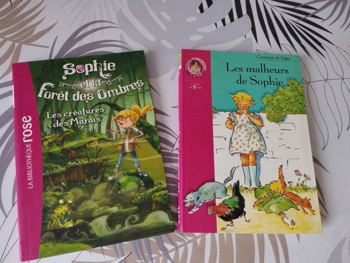 Lot de deux livres Sophie