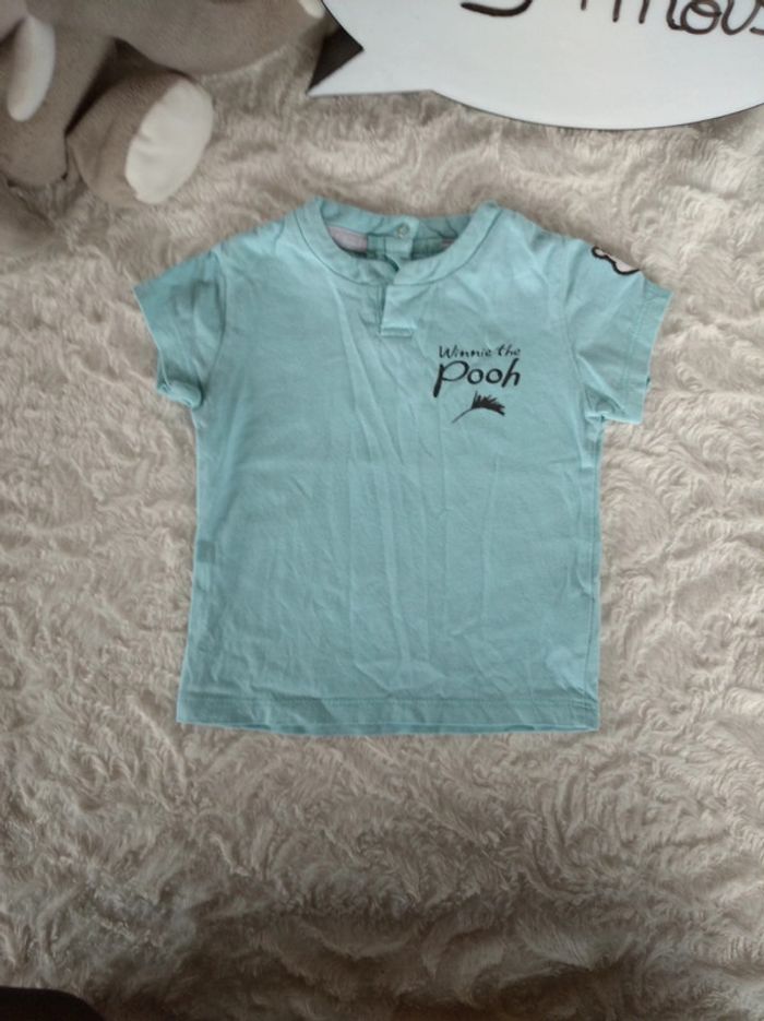 Tee shirt manches courtes Garçon 9 mois Winnie Disney Baby 100% coton Kiabi - photo numéro 2