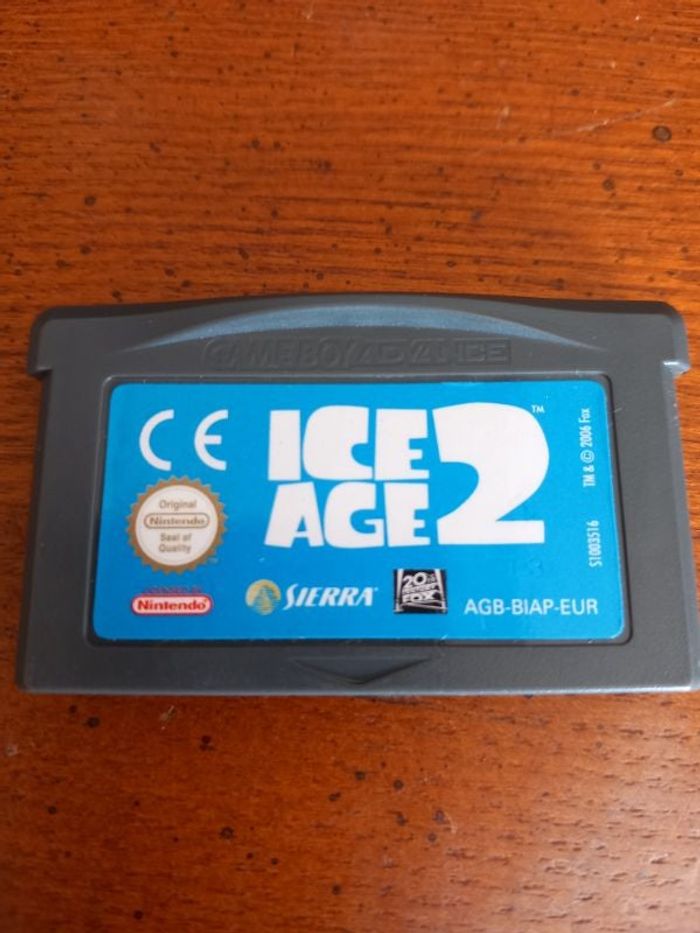 Jeu game boy advance Ice âge 2
