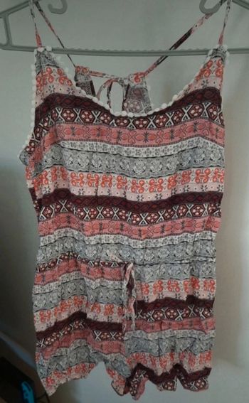 Combi short Lilie rose