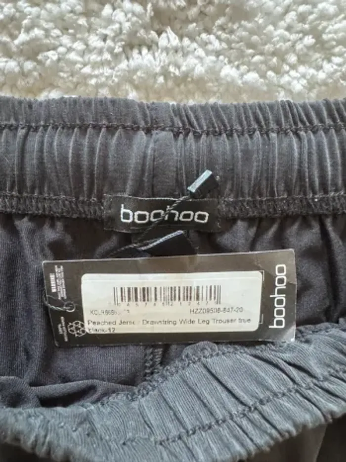 Pantalon large en jersey Boohoo – Taille 40 – Neuf avec étiquette - Décontracté - Idéal été - photo numéro 5