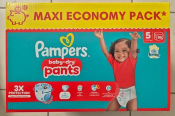 Couches pampers baby dry pants T5