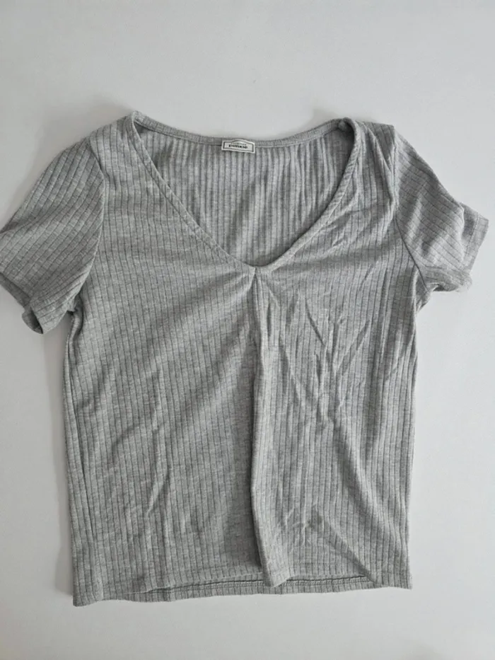 Tee shirt gris pimkie