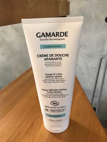Gamarde crème de douche apaisante