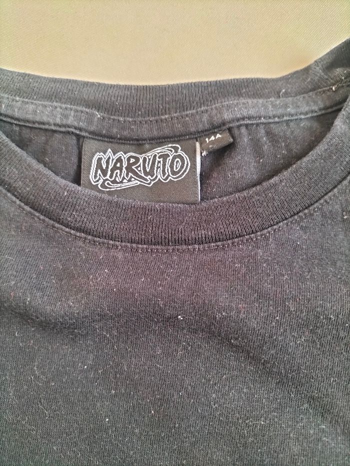🖤 T-shirt manches longues Sasuke - Naruto - 14 ans - Bon état 🖤 - photo numéro 6
