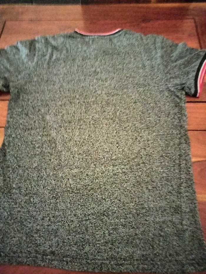 T-shirt manches courtes gris chiné stade toulousain en D - photo numéro 4
