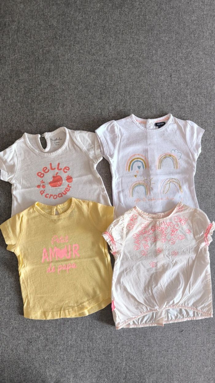 Lot de tee shirts manches courtes - photo numéro 2