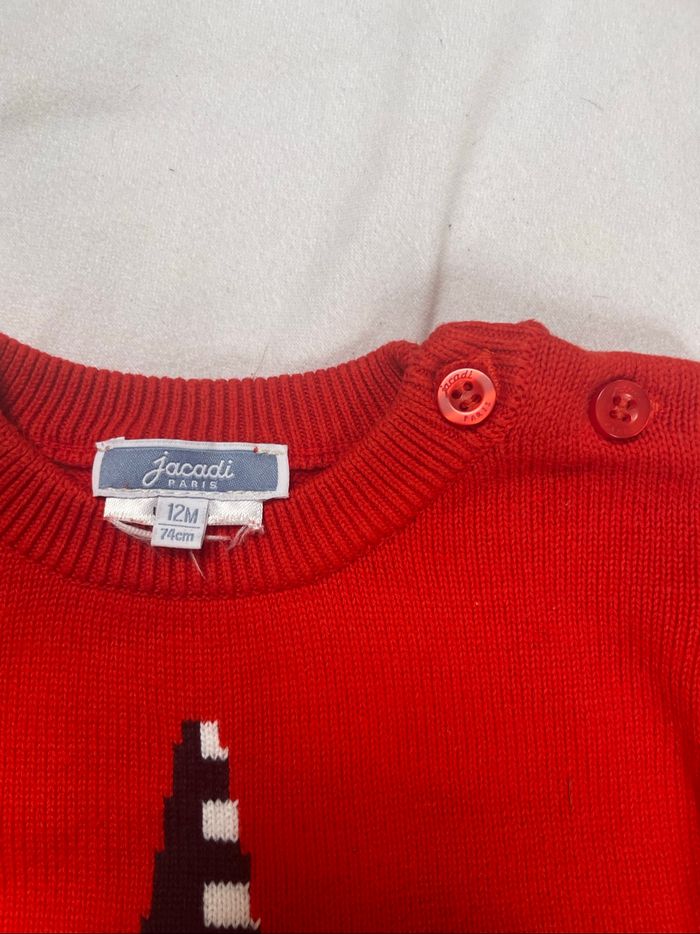 Pull Jacadi garçon Tour Eiffel idéal Noël - photo numéro 3