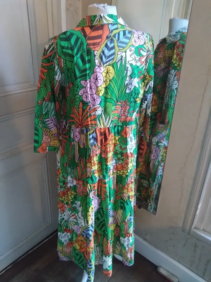Robe longue Johanna bohème vintage années 70 – style hippie T36-38 - photo numéro 3
