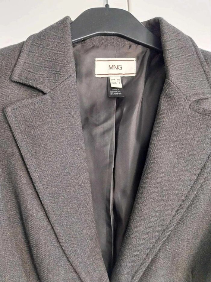 Veste  grise  épaisse Mango  T40 - photo numéro 2