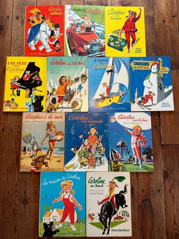 Grands albums Hachette anciens couleurs - Lot de 12 livres Caroline Pierre Probst
