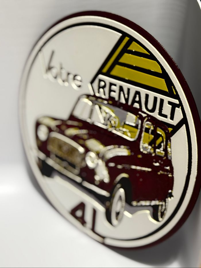 Hueforge vintage RENAULT 4L - photo numéro 3