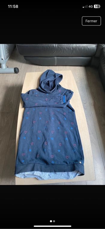Robe longue sweat