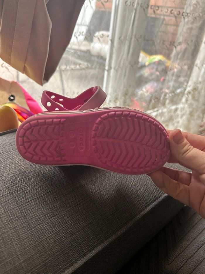 Sandales crocs rose et fushia - photo numéro 6