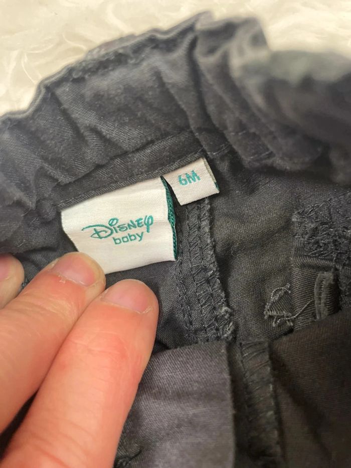 Lot de 2 pantalons gris garçon 6 mois - photo numéro 5