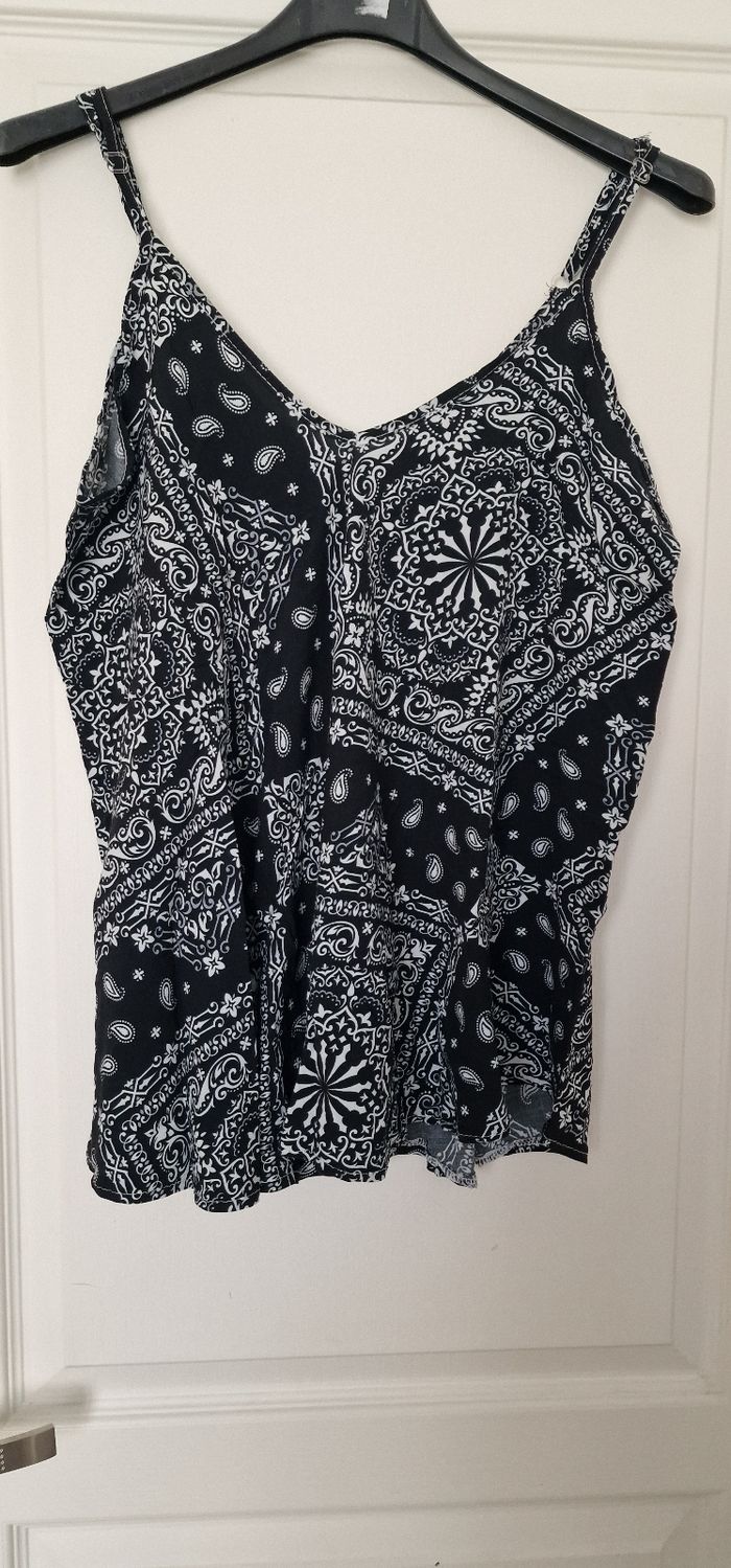 Débardeur top motif bandana - photo numéro 2