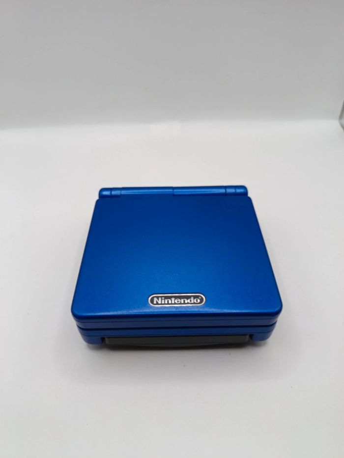 Game boy advance SP Bleu métal vendu en loose - photo numéro 2