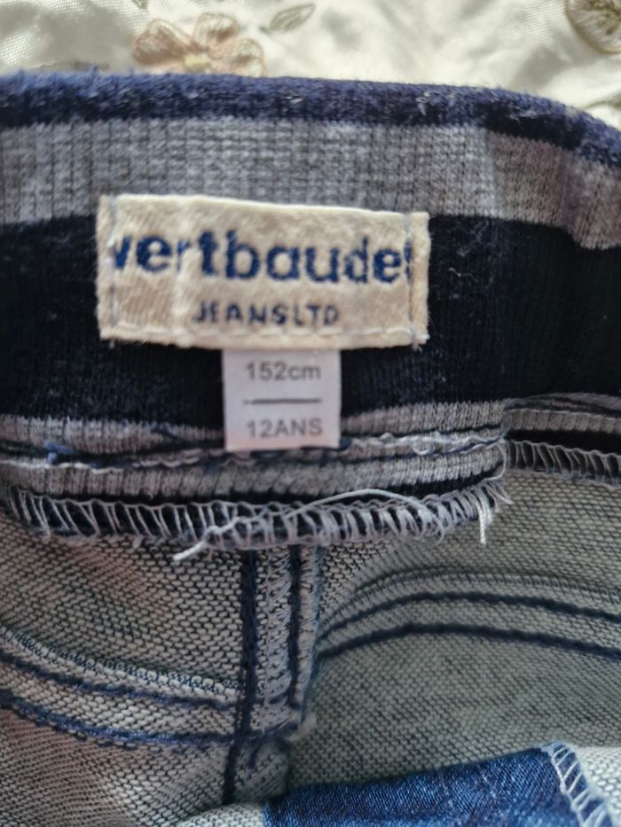 Beau bermuda en jean Taille réglable - photo numéro 5