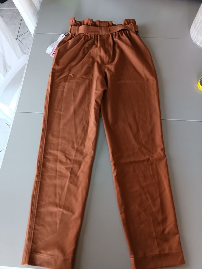 Pantalon droit marron Tally weijl taille 34 - photo numéro 8