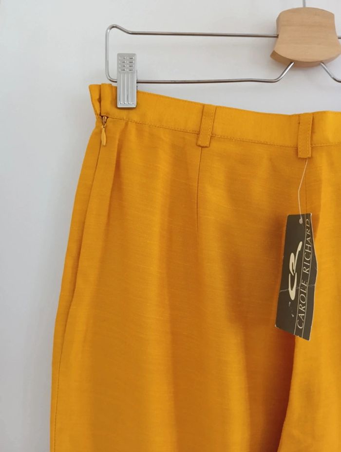 Pantalon vintage moutarde/ ocre - photo numéro 4