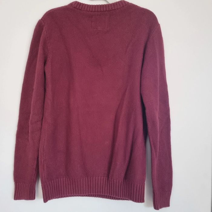 Pull Homme Bordeaux - Bizzbee - photo numéro 2