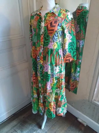Robe longue Johanna bohème vintage années 70 – style hippie T36-38