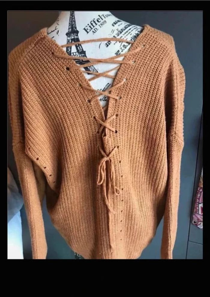 Pull moutarde - photo numéro 2