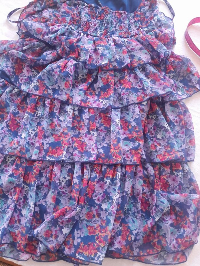 Robe mini bretelles été à smocks dans le dos et volants 3 suisses collection - photo numéro 12